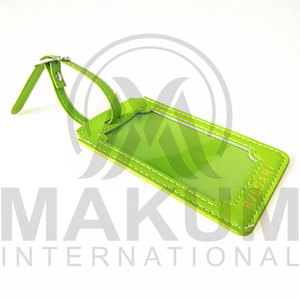 Etiquetas de equipaje MAKUM INTERNATIONAL de cuero puro con logo personalizado y color personalizado - Product Image 2