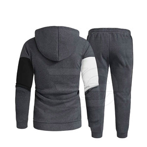 Ensemble de sport décontracté à capuche pour homme, avec cordon de serrage, pour l'entraînement en salle et les activités de plein air, écologique et à séchage rapide - Product Image 2