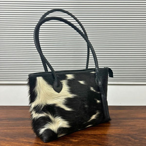 High Quality Genuine Leather Cowhide Fashion Women's Handbag Two Straps Waterproof Breathable Customizable Colors Sizes - Product Image 1