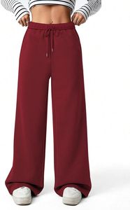 Women Premium Fleece Sweatpants Loose Fit Comfortable Winter Lounge Wear Fashion Bottoms With Soft Brushed Interior - Product Image 6