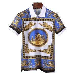 Haute qualité pas cher prix personnalisable Polyester/coton pour chemise en gros hommes décontracté sublimé numérique imprimé - Product Image 5