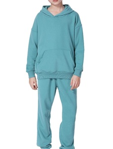Conjunto de Sudadera con Capucha y Pantalones Deportivos para Niños, con Logotipo Personalizado, Traje de Dos Piezas para Niños Pequeños, Sudadera con Capucha y Pantalones Deportivos a Juego para Niños - Product Image 5