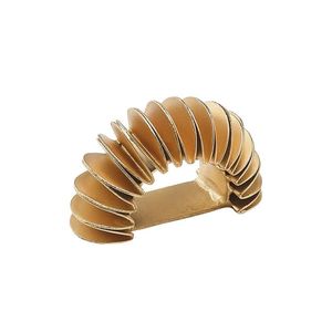 Porte-serviettes en métal moderne et élégant, idéal pour les dîners contemporains et luxueux - Product Image 1