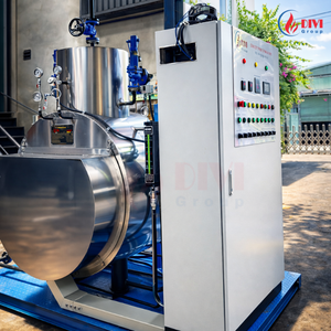 Generador de Vapor Eléctrico de 500 kg/h, Caldera Industrial de Vapor Continuo, Sistema de Control PLC - Product Image 3