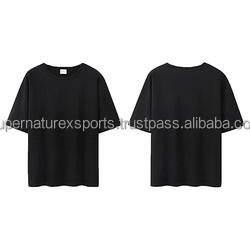 T-shirt grande taille personnalisé de haute qualité 260 grammes de coton épais à épaules tombantes vierge pour l'impression de broderie solide Pakistan - Product Image 5