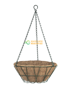 Apportez la nature à un niveau supérieur |   Jardinières suspendues en fibre de coco écologiques et légères, avec tailles personnalisées, service OEM et approvisionnement en gros - Product Image 2
