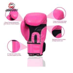 Guantes de Boxeo Personalizados con Cierre de Gancho y Bucle, Guantes de Boxeo para Entrenamiento en Gimnasio, Fabricante Mayorista - Product Image 2