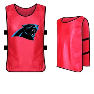 Custom Made Adults Soccer Bibs Breathable Comfortable High Quality Sports Wear Custom Logo Colors Silk <b>Screen</b> Printing - Product Image 3