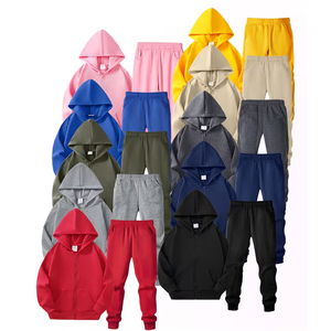 Chándal Deportivo de Dos Piezas para Hombre con Logotipo Personalizado de Alta Calidad, Ropa Deportiva de Gimnasio, Chándal de Forro Polar para Entrenamiento y Jogging - Product Image 5