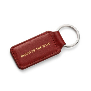 OEM <b>Custom</b> Car <b>Keychain</b> with Logo Rectangle PU Leather for Car Accessories - Product Image 3