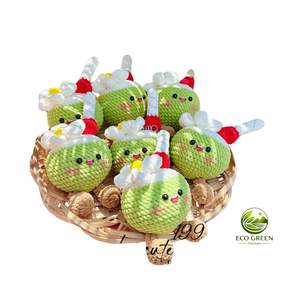 Lindo Amigurumi de Coco, Juguete de Ganchillo Hecho a Mano, Personaje de Bebida para Regalo y Colgante de Bolso, Decoración de Peluche Kawaii - Product Image 1