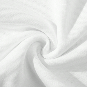 Sudadera Blanca de Cuello Redondo para Hombre, Manga Larga, Informal, Suave y Cómoda, con Puños y Dobladillo Acanalados, Estilo Básico Urbano, para Uso Diario, Talla XS - Product Image 5