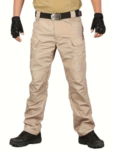 Pantalones Cargo Harem para Hombre, Cintura Media, Casuales, Elásticos, Resistentes al Viento, Impermeables, Transpirables, con Bolsillos de Lona, para Primavera - Product Image 5