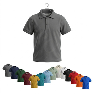 Camiseta Polo Transpirable de Verano para Hombre, Informal, Cómoda, de Algodón, Manga Corta, Ligera, Ajustada - Product Image 1