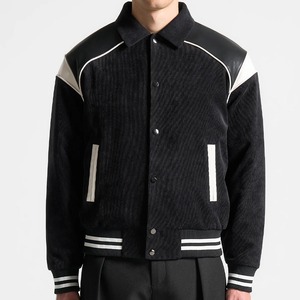 Veste universitaire personnalisée avec patch brodé pour hommes, veste de haute qualité à prix abordable - Product Image 5