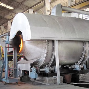 Four rotatif de 5 tonnes par lot pour la fusion et le recyclage de la ferraille de cuivre – Système industriel de fusion des métaux - Product Image 1