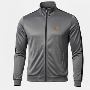 Ensemble de survêtement de haute qualité avec veste et pantalon, parfait pour l'entraînement sportif et les activités de plein air - Product Image 5