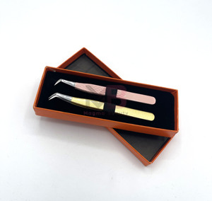 Anti-Magnetic Tweezers for Eyelash Extension Tweezers Lash Extensions Accessories Custom Color Private Label Supplies - Product Image 4