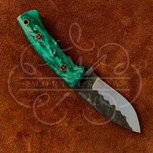 Cuchillo de desollar de acero CORBAN de alta calidad, hecho a mano, con mango <span class=keywords><strong>REZON</strong></span> - Product Image 2