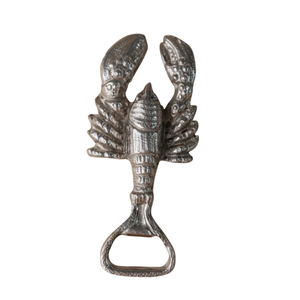 Ouvre-bouteille créatif en alliage de zinc en forme de homard, style vintage antique, accessoire de bar en métal, design animal, logo personnalisé, cadeau promotionnel - Product Image 1