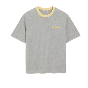T-shirt en coton brodé avec logo tendance pour homme, style streetwear minimaliste, jersey premium, coupe classique, personnalisable OEM - Product Image 6