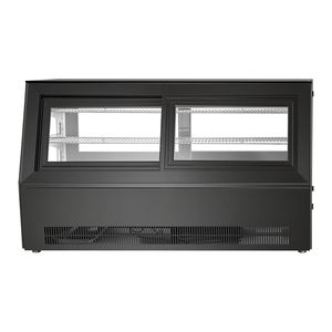 Frigorifero Commerciale a 2 Livelli da 7.1 Cu.Ft./190L per Esposizione Pasticceria con Illuminazione a LED - Product Image 1