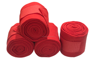 Ensemble de 4 bandages polaires équestres durables avec logo personnalisé PRIMA (polyester) pour la protection des jambes du cheval
