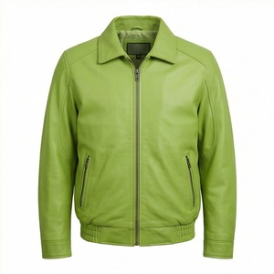 Chaqueta de Motociclista de Cuero Genuino para Hombre de la Mejor Calidad, Nueva Colección de Invierno, Chaquetas de Motocicleta con Protecciones Desmontables Personalizadas - Product Image 1