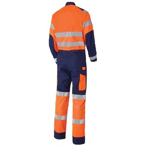 Wholesale Fire Proof Work <b>Overall</b> Boiler Suit Industrial Safety Uniform Jumpsuit Workwear Flame Fire Retardant FR Coveralls - Product Image 2