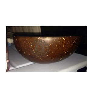 Vietnam Wholesale Handmade Natural Coconut Shell Bowl <b>Dinnerware</b> Set With Wooden Spoon Perfect for Desserts Fruit Salad Home - Product Image 5