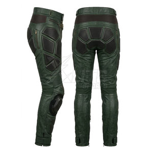 Pantalones de Motocicleta Unisex de Cuero Premium Personalizables para Todas las Estaciones, Tejido Transpirable Resistente, Costuras de Seguridad, Ajuste Cómodo - Product Image 6