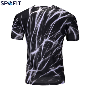T-shirts de sublimation en gros, séchage rapide, respirants, pour hommes et femmes, tissu jersey 100% polyester, design de logo personnalisé - Product Image 2