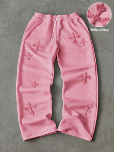 Custom Trouser <b>Loose</b> Fit <b>Jogger</b> Stacked Sweatpants Man Trouser <b>Men</b> Straight Stripe Wide Leg Flare Track Flared <b>men's</b> trousers - Product Image 5