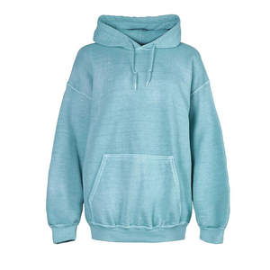 Sudadera con Capucha Extra Grande para Mujer, Lavado Ácido, Felpa Ecológica, Ofrece un Ajuste Relajado, Calidez Acogedora, Estilo Urbano Vintage - Product Image 2
