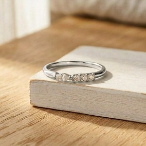 <b>Women</b> Solid Gold Marquise Cut Diamond Engagement Ring With Round Side Stones Minimal Fine Style Color E VVS IGI Certified - Product Image 1