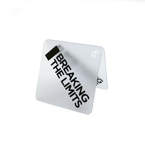 Printing Manufacturer Customize logo <b>Tag</b> Transparent PVC Card Custom UV logo Translucent Plastic Swing <b>Tag</b> Clothing Hangtag - Product Image 2