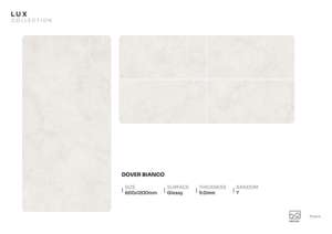 Panneau en porcelaine Imperial GlossWave 600x1200mm 60x120cm 24x48 pouces, carrelage décoratif brillant - Product Image 2