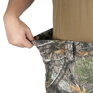 Pantalones Cargo de Camuflaje para Hombre, Corte Recto, Múltiples Bolsillos, Transpirables, Estilo Ropa de Trabajo, para Otoño y Actividades al Aire Libre - Product Image 3