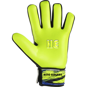 Gants de gardien de but de football de qualité supérieure en latex allemand, design personnalisé noir et vert, coupe négative, extensibles, 3 mm de latex allemand - Product Image 3