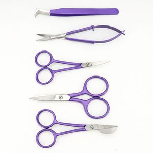 Semplix scissors <b>set</b> blue (10-piece) Precision stainless steel scissors for <b>sewing</b> & embroidery - Product Image 2