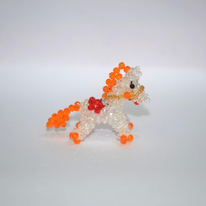 Horse Accessory Clasp Design Zodiac Beaded Bag Ornaments Fresh and <b>Sweet</b> Umbrella Pendant Retro Pendants - Product Image 2