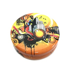 Custom 87x38mm Round <b>Metal</b> Tin <b>Box</b> Small Decorative Storage Container Case for Candle Balm Candy Cosmetic Gift Packaging - Product Image 6