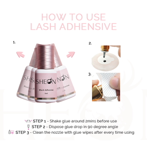<span class=keywords><strong>Sheon</strong></span>-pegamento de extensión de pestañas profesional, adhesivo de larga duración, Etiqueta Privada, resistente al agua, 0,3 segundos - Product Image 4