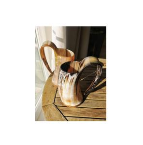 Tasses artisanales en corne de buffle, récipients à boisson naturels faits à la main, vaisselle traditionnelle pour la maison, les restaurants, les cafés et les salles à manger - Product Image 6