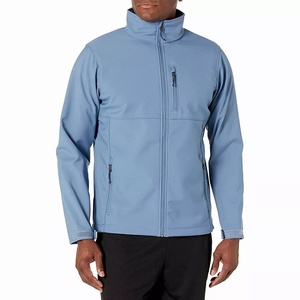 Chaqueta impermeable de softshell para hombre, resistente al viento, transpirable y ligera para senderismo en clima frío. - Product Image 1
