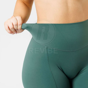Wholesale Custom Made Yoga Mid Waist Casual Women <b>Flare</b> <b>Legging</b> High Quality Eco-Friendly Breathable Spandex/Polyester - Product Image 6