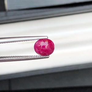 Rubis naturel cabochon rouge profond ovale, pierre précieuse en vrac pour collectionneur, qualité supérieure, gemme précieuse - Product Image 5