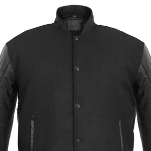 Best Selling High Quality Embroidered Woolen High Street Men's Jackets College Custom Baseball Letterman Varsity Jacket Stand - Product Image 4