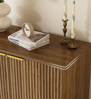 Meuble de rangement à chaussures en bois pour entrée, 5 niveaux, avec miroir
