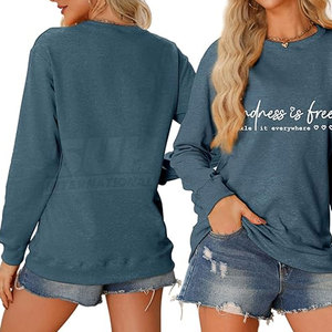 Sweat-shirt pour femme, style hiver, coupe ample, imprimé DTF, 100% coton, écologique, respirant, de haute qualité, fabriqué au Pakistan - Product Image 6